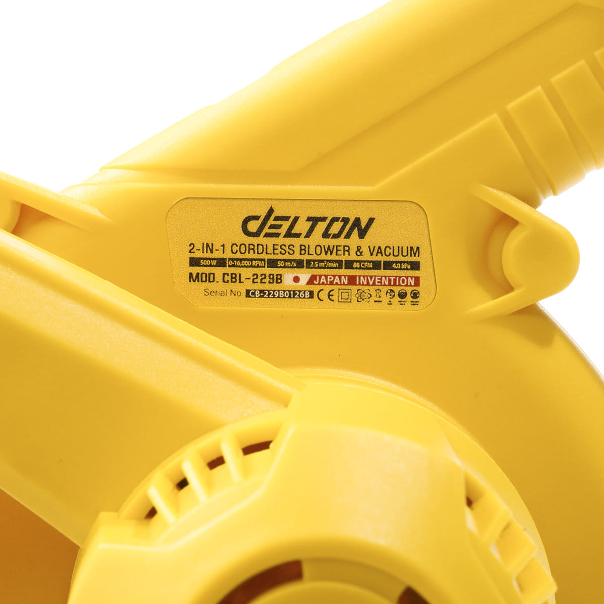 เครื่องเป่าลมไร้สาย (เฉพาะเครื่องเปล่า) DELTON รุ่น CBL-229B 20V_8